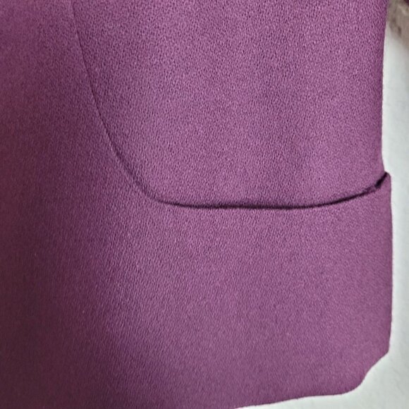 Vintage Pendleton Suit Blazer Sz 10 Eggplant Purple 100% New Wool Made In USA - Picture 4 of 11